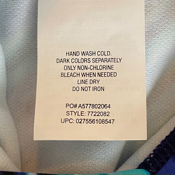 Speedo Pebbles Blue Multicolor Women's Swimsuit NWT Size 6 - Picture 7 of 7